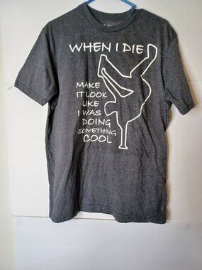 Humorositees, Black When I Die make it look cool, X-Large T-Shirt